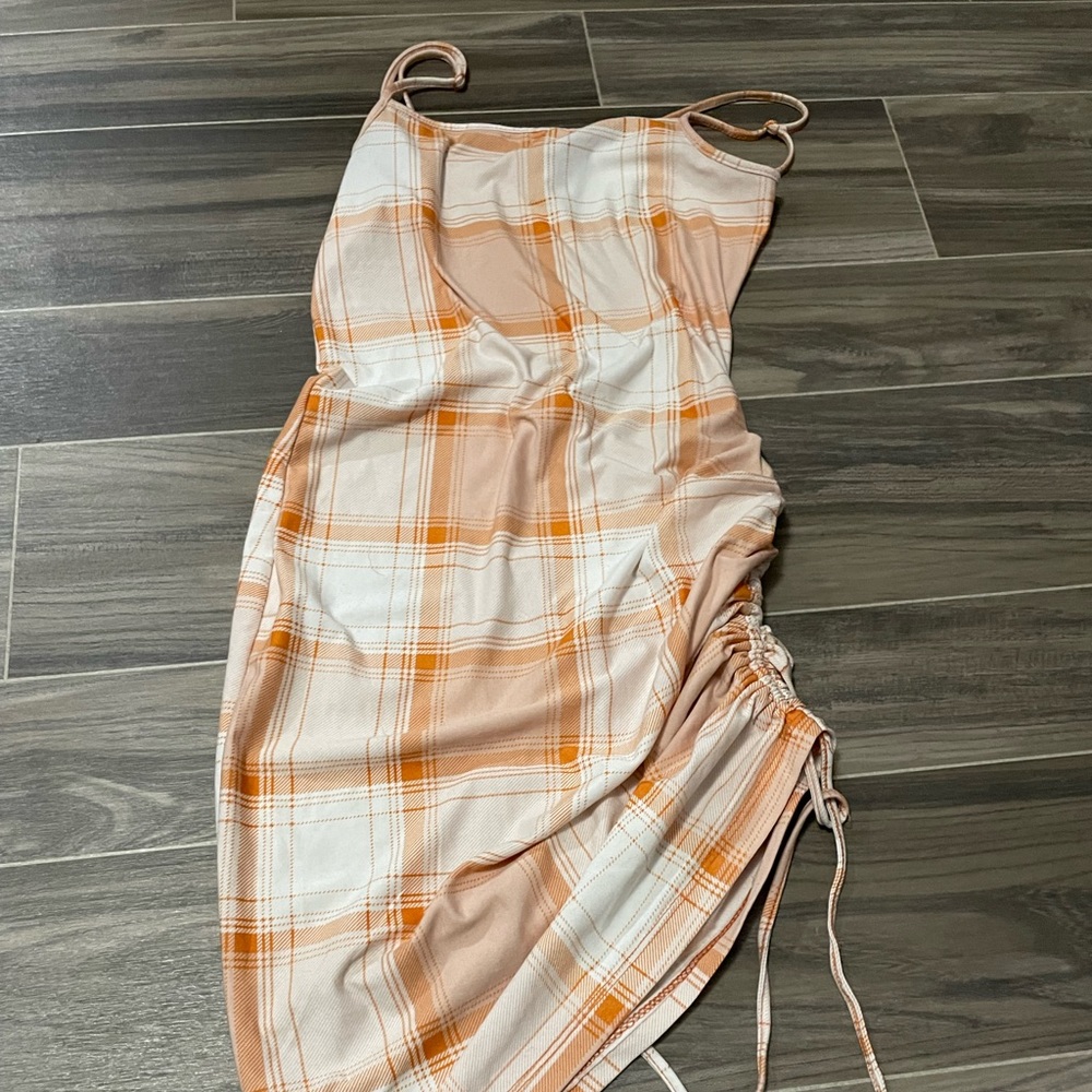 Plaid Body con mini dress